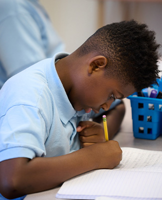 Students learning mindfulness