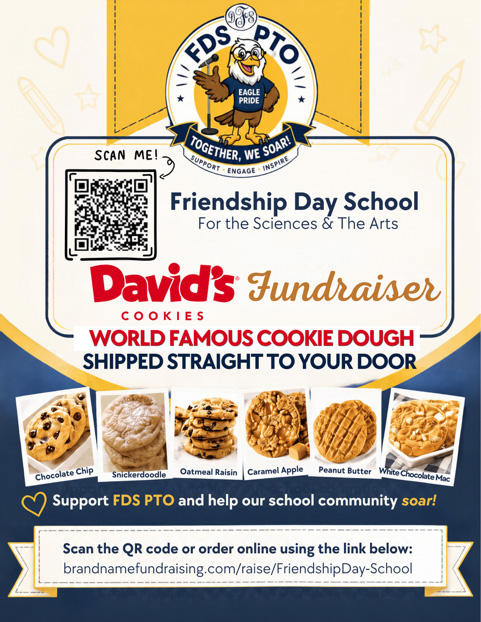 Friendship Day School David's Fundraiser flyer